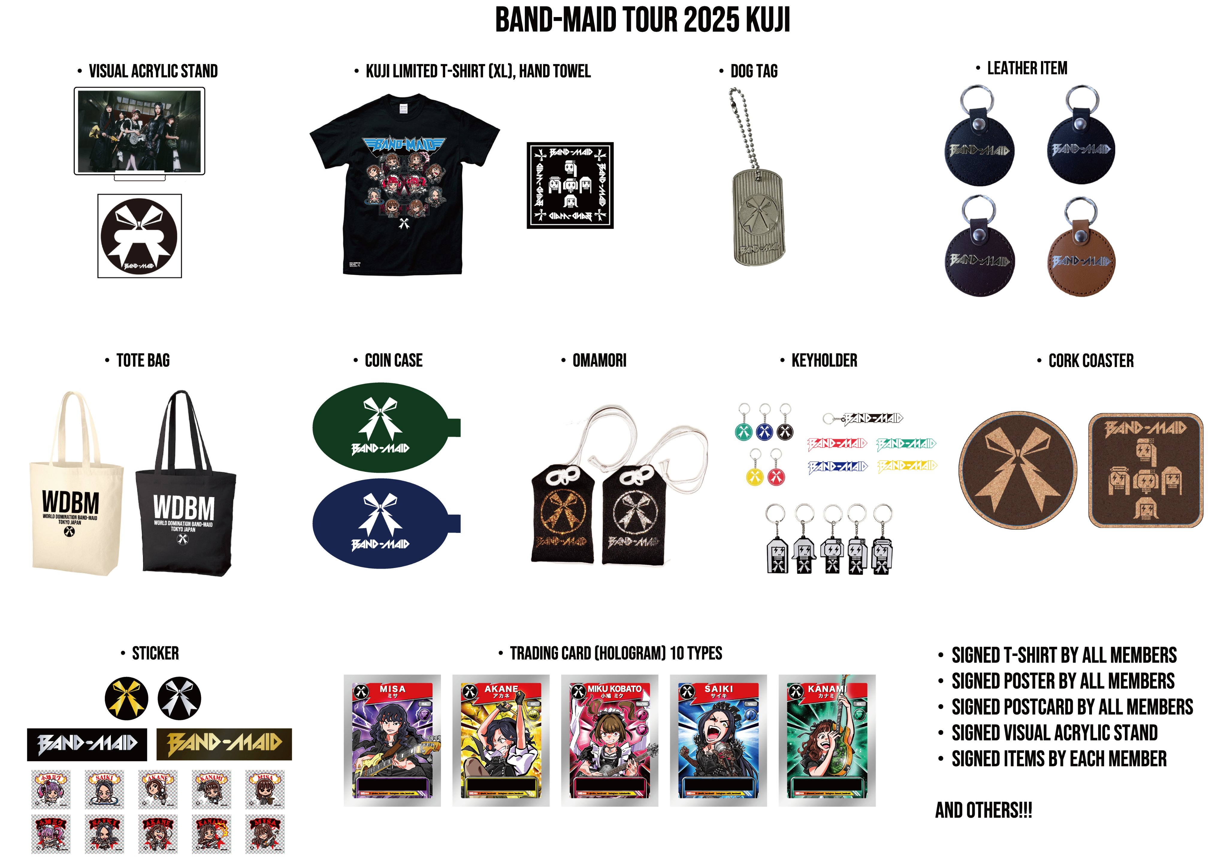 BAND-MAID TOUR 2025 T-シャツ Ver.2 BAND-MAID #bandmaid on X: 