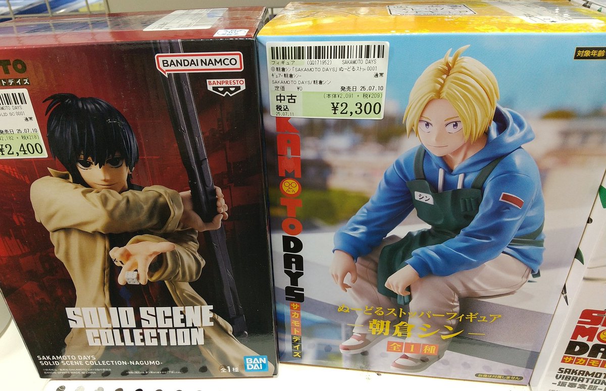 SAKAMOTO DAYSフィギュア続々入荷しております！ご来店お待ちしており