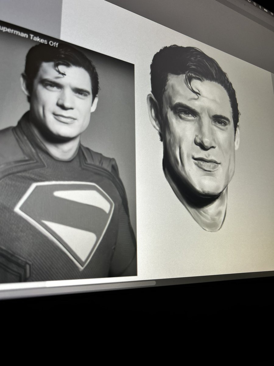 Releasing this new portrait in around 8 hours. Can’t believe I’m finally seeing #Superman today.