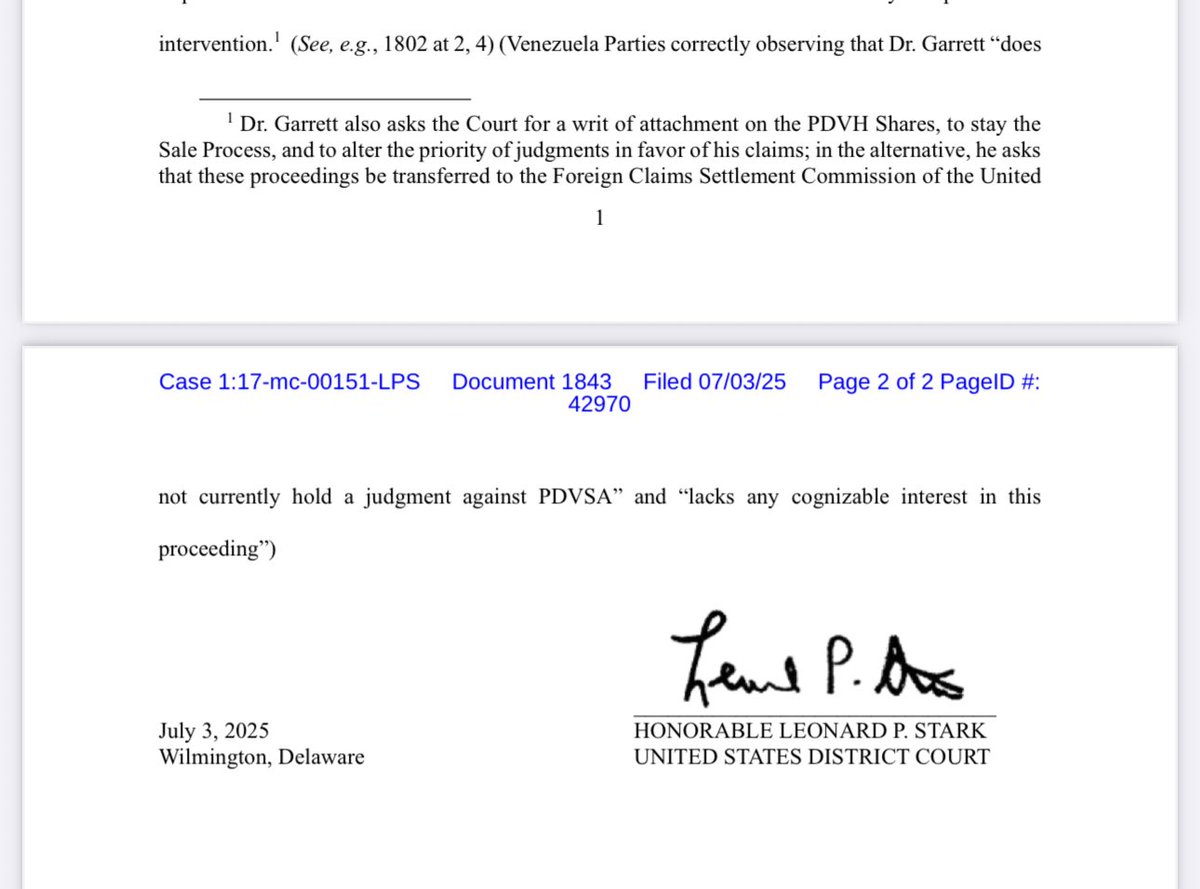 LeroGarrett's tweet image. INFAMY! Did you know that representative of @PDVSA_AdHoc lies to @MiguelContigo, the country and its victims of the Oil Holocaust by denying our representation in #citgosale adding it is extemporaneous when he should have submitted our claim to save #Citgo and not satisfied with…