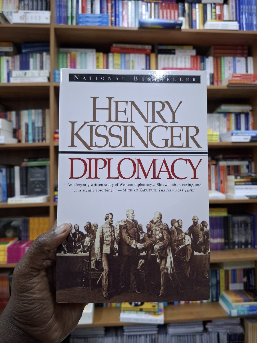 Diplomacy by Henry Kissinger

The seminal work on foreign policy and the art of diplomacy.

nuriakenya.com/product/diplom…

KShs3,000.00