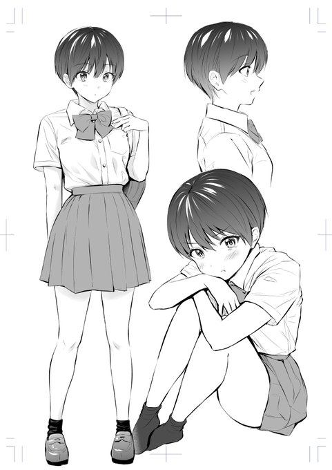 次に描く子のラフ 