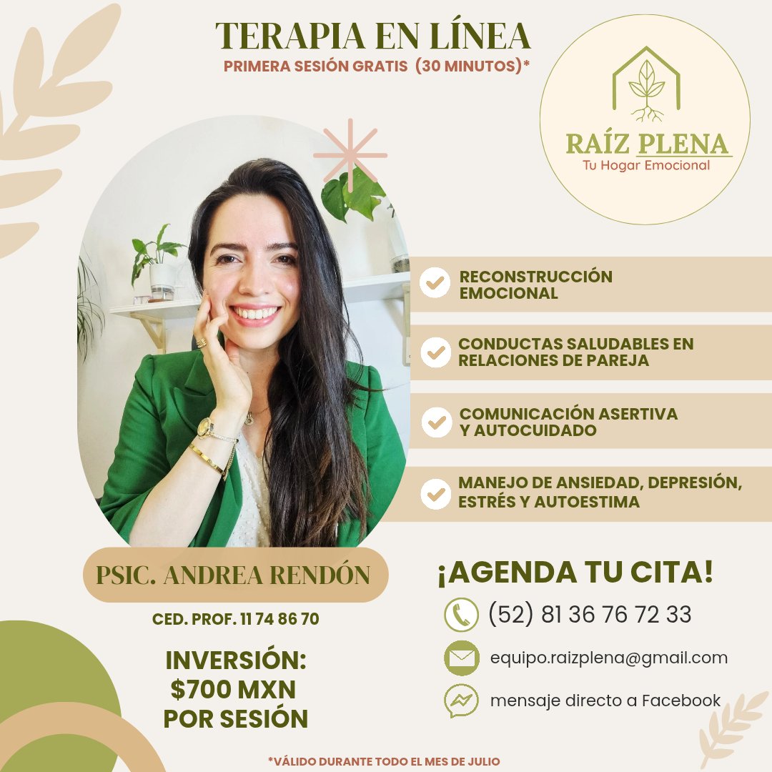 Ingrid_Crvant's tweet photo. Amigos:
Si alguien está buscando terapia ya sea individual o de pareja aquí les dejo el contacto de una gran amiga, tengo 16 años de conocerla y es una excelente profesional de la salud mental.

Ahí les dejo, literalmente, información que cura. 😉 ❤️‍🩹 

https://t.co/dTwutzQsFo https://t.co/lbxcflmnQG