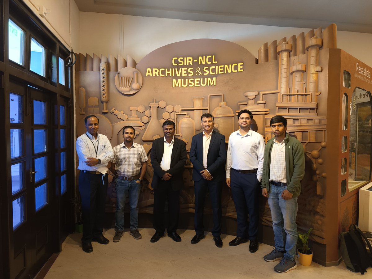 csir_ncl's tweet image. CSIR-NCL was pleased to host Dr. N. C. Saha, Former Director, Indian Institute of Packaging, Mumbai, along with the team from Covestro India Pvt. Ltd. at the CSIR-NCL Archives and Science Museum.

@CSIR_IND @AshishLele3467  #CSIRNCL #sciencemuseum #innovationheritage