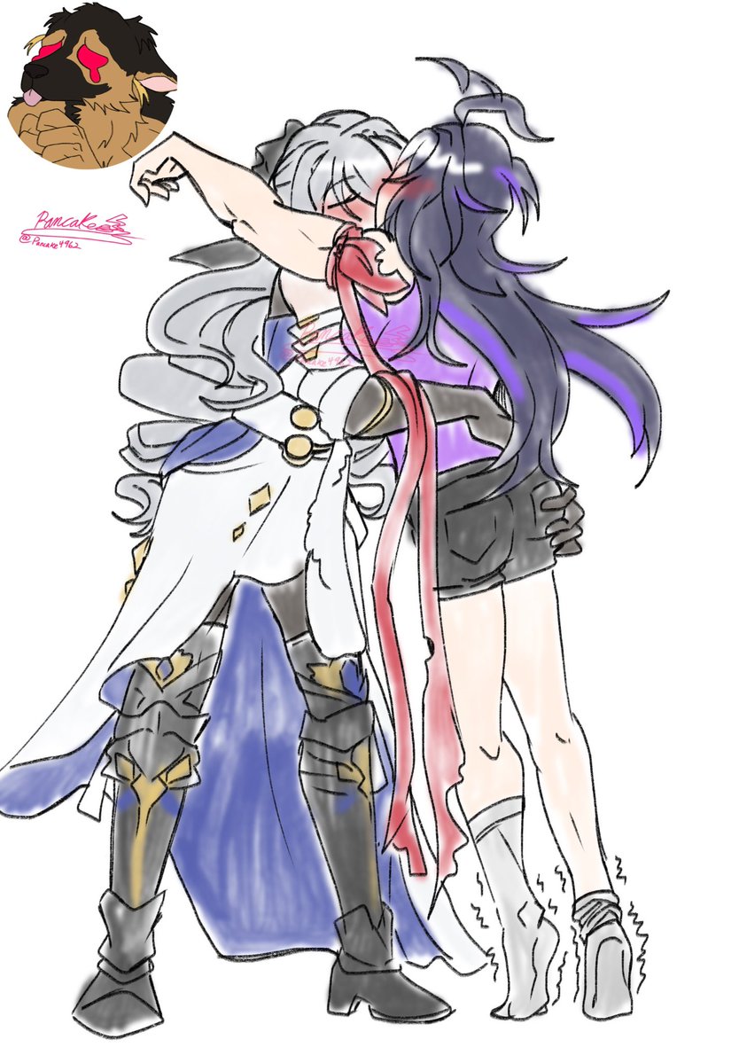 Pancake4962's tweet image. #bronseele #HonkaiStarRail #hsr #Bronya #BronyaRand #Seele