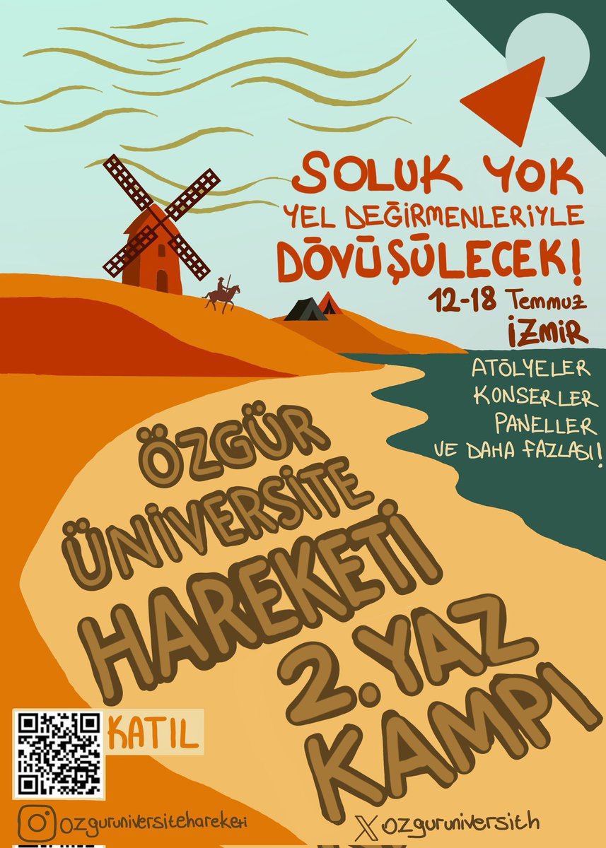 #DayanışmaYaşatır #EldenElePaylaşalım

(B)İLGİNİZE

12-18 Temmuz 2025: #ÖzgürÜniversiteHareketi, 2. Yaz Kampı Panelleri