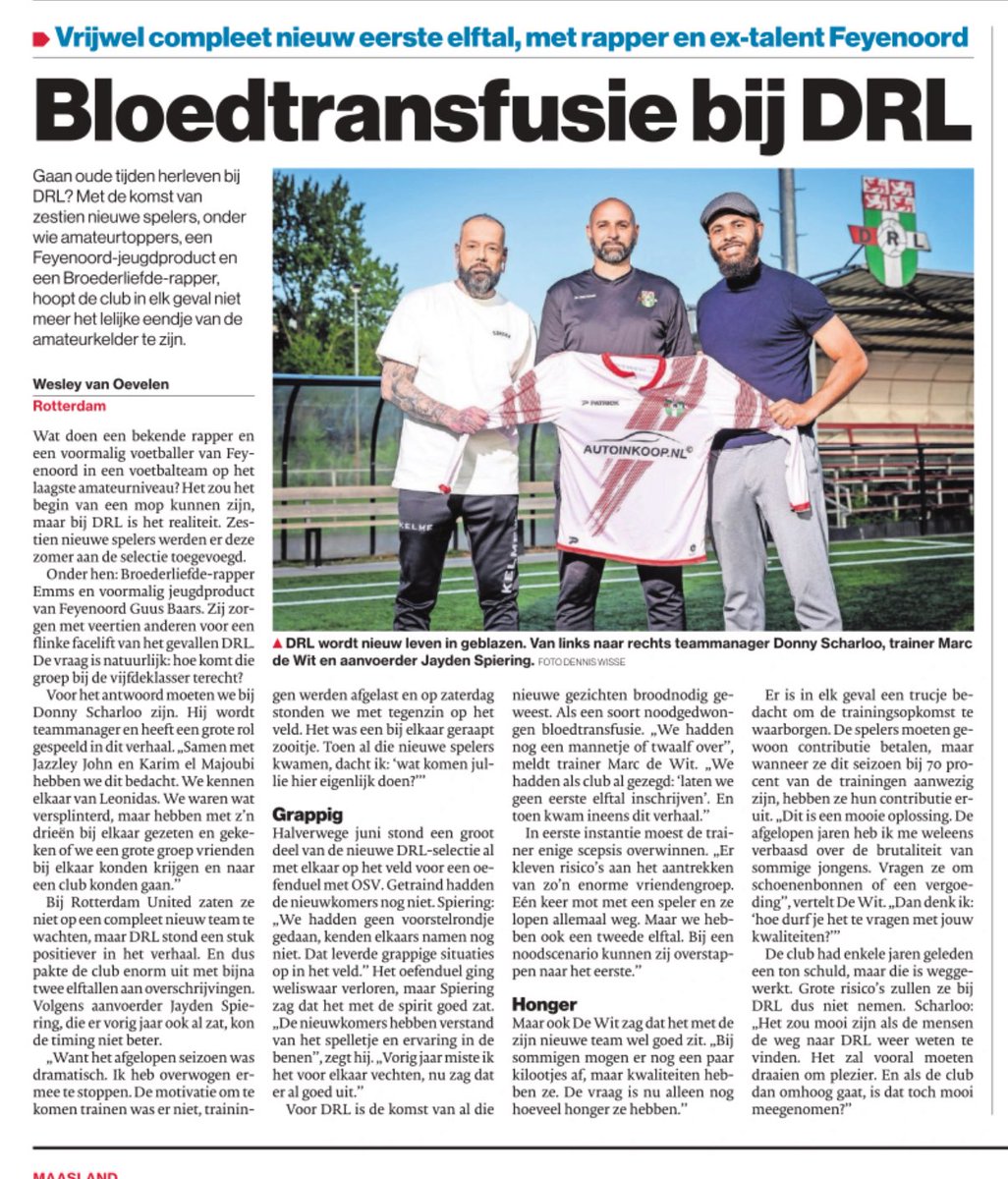 Gisteren in <a href="/RDStad/">AD Rotterdams Dagblad</a> 😍😍😍