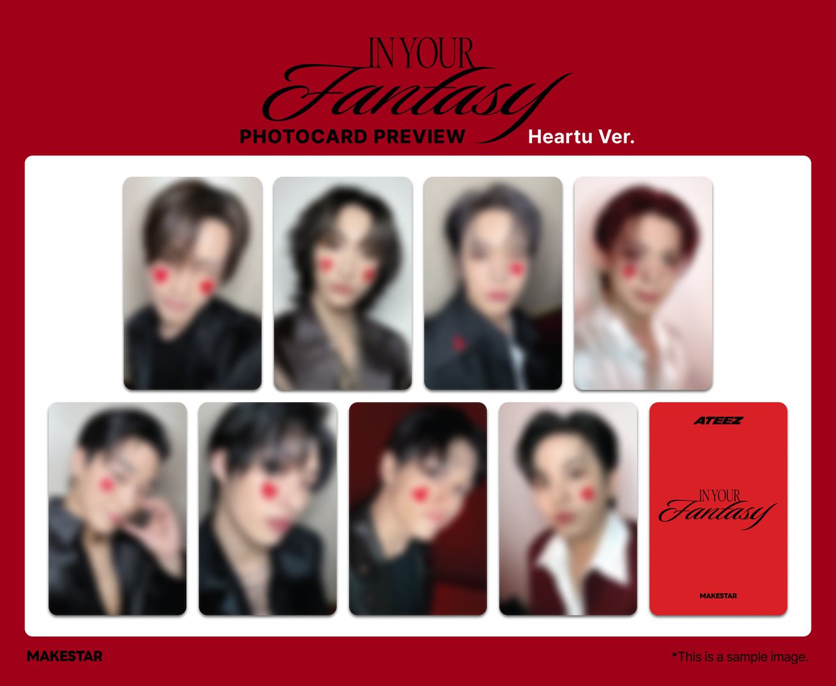PC CLAIM] ateez in your fantasy makestar 2.0 ✓₱650/ea 🗓️DOP