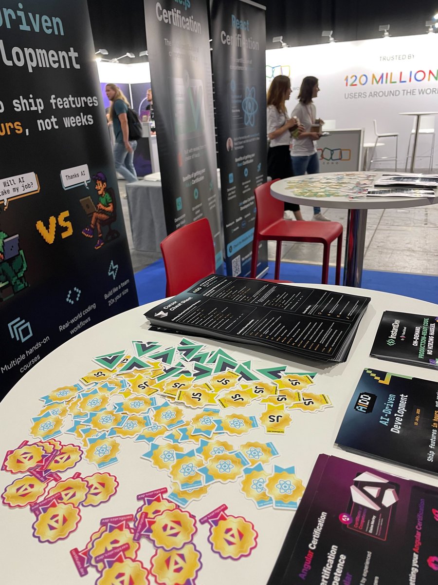 Certificates.dev (@certificatesdev) on Twitter photo We had an amazing first day at <a href="/WeAreDevs/">WeAreDevelopers</a> World Congress 2025! 🙌
We’re still here for Day 2 & yes, there’s still some awesome swag waiting for you! 🤩
Come meet the team, say hi, & learn more about how we’re helping devs prove & improve their skills! ⭐️ We had an amazing first day at <a href="/WeAreDevs/">WeAreDevelopers</a> World Congress 2025! 🙌
We’re still here for Day 2 & yes, there’s still some awesome swag waiting for you! 🤩
Come meet the team, say hi, & learn more about how we’re helping devs prove & improve their skills! ⭐️