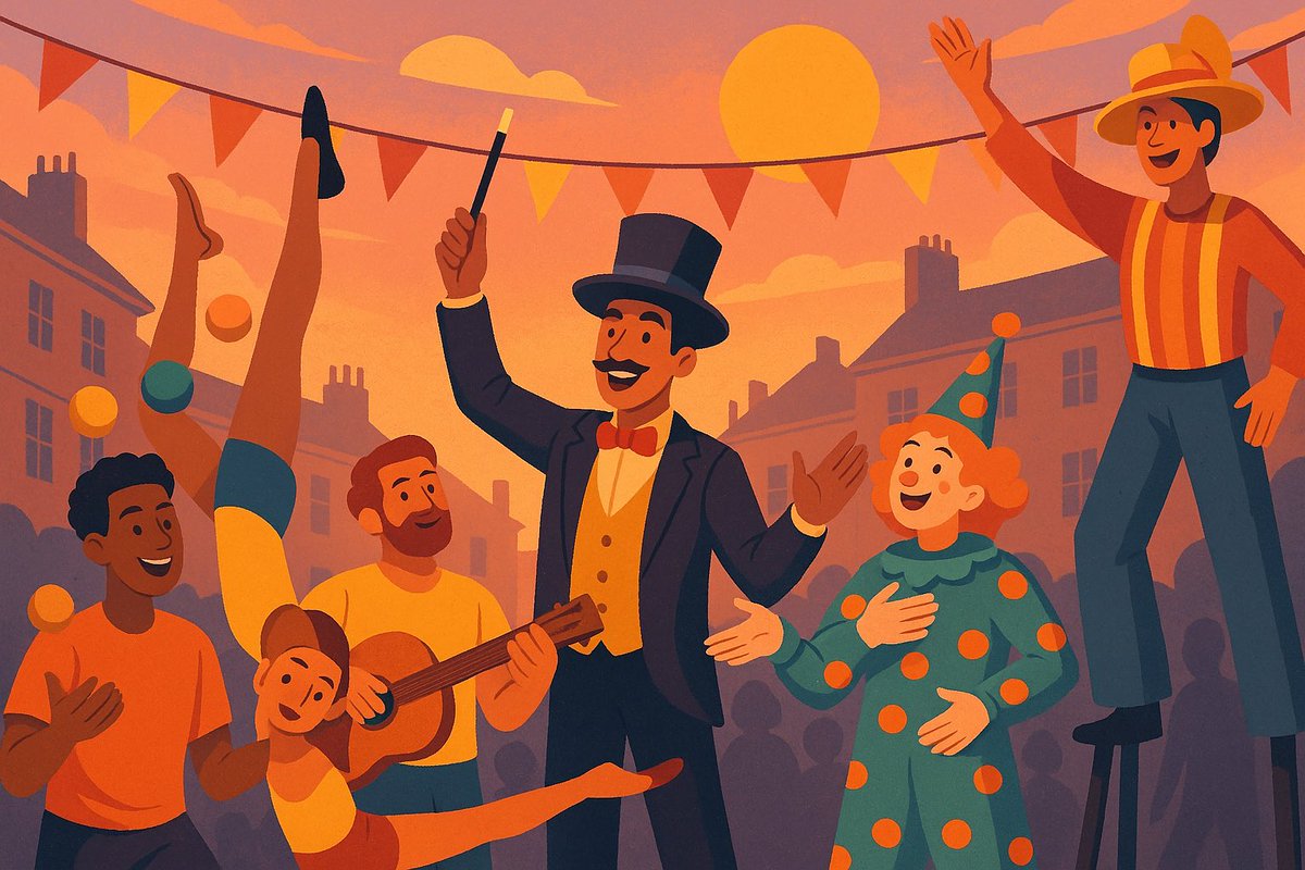 🎪 The Fringe isn’t just a festival — it’s a community.
If you’ve got a show, idea, or poster to share, we’re here for it.
Drop it On Sunday Morning and we’ll feature it with love on #SundayFringe 💛
Let’s build this together.