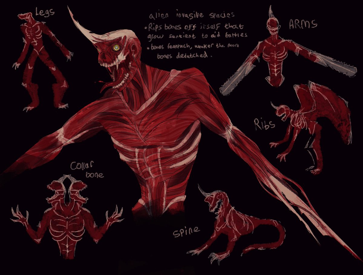 OniHound's tweet image. Haii all sorry for no squid game shit, life’s been rough so I’m just drawing stuff that makes me happy. I don’t wanna let this account die so here’s some oc stuff