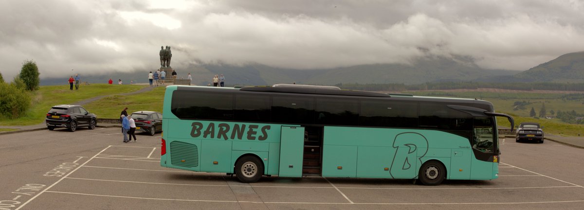 I__J__W's tweet image. Yesterdays visit @BarnesCoaches  the Commando Memorial and Glencoe