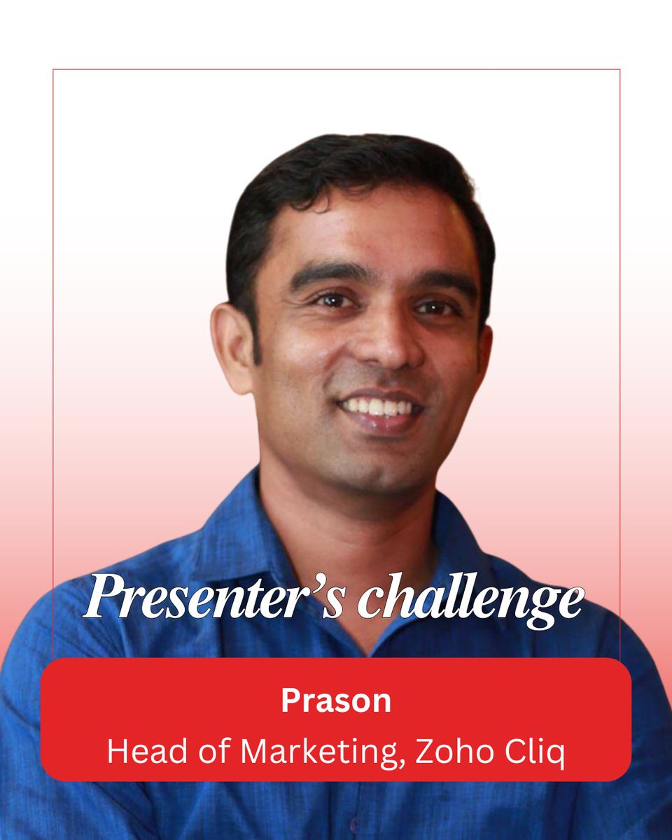 ZohoShow's tweet image. Every presentation may look polished on screen, but what really happens behind the slides? We asked our presenters at Zoho what slows them down the most. Their answers? All too relatable.
And that’s exactly what inspired what’s coming next.
Stay tuned!