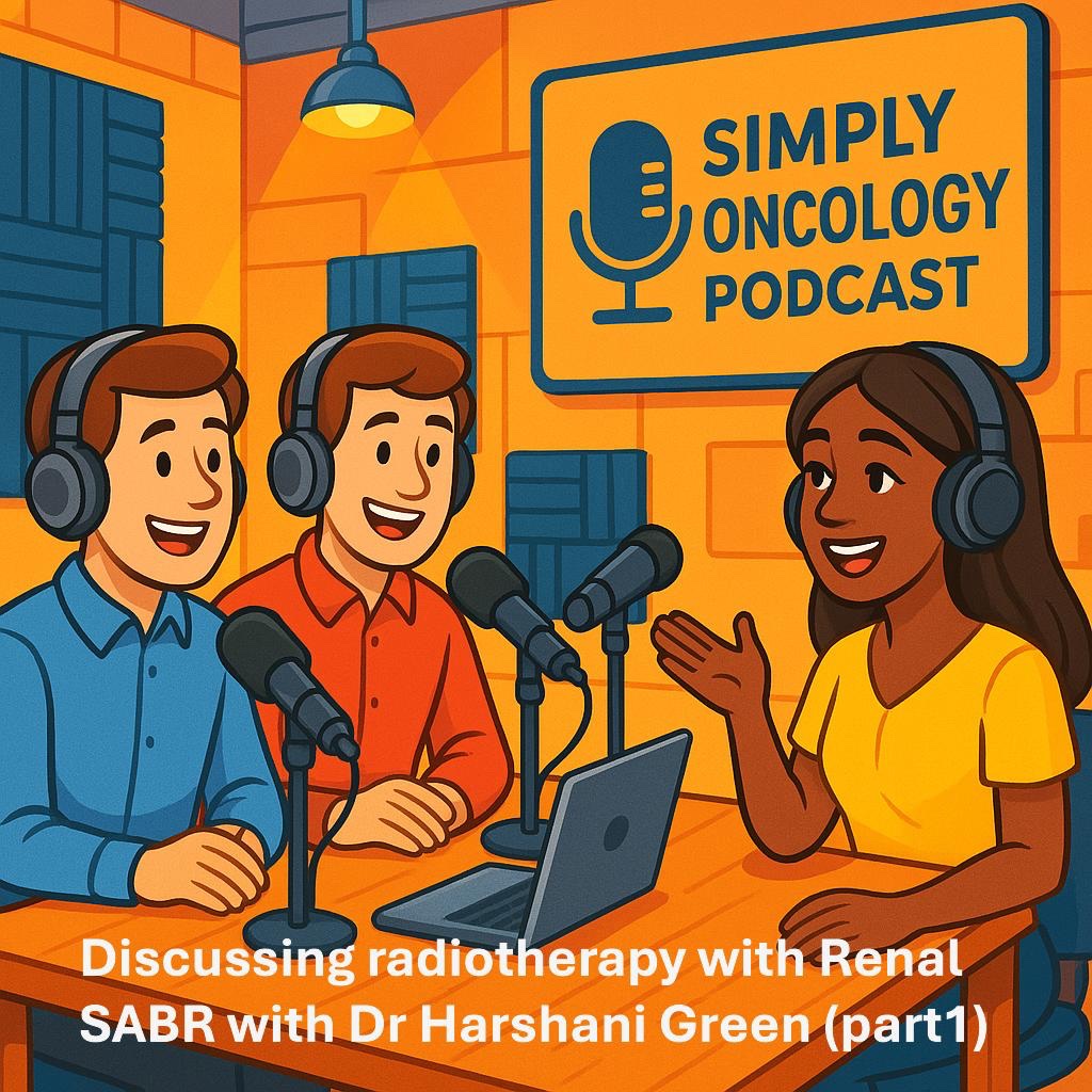 John McGrane (@mcgranjo777) on Twitter photo 🎙️Out today🚨
🎙️New <a href="/simplyoncology/">Simply Oncology</a> episode on Renal SABR in #renalcancer with <a href="/HarshaniGreen/">Harshani Green 💙 @harshanigreen.bsky.social</a>
🎙️We look at the exciting role that radiotherapy may have as a potential alternative to surgery - in select cases.
<a href="/OncologyNT/">Oncology News Today</a> <a href="/urologysummit/">International Urology Cancer Summit</a>
<a href="/RenalCancerNews/">Kidney Cancer News</a> 🎙️Out today🚨
🎙️New <a href="/simplyoncology/">Simply Oncology</a> episode on Renal SABR in #renalcancer with <a href="/HarshaniGreen/">Harshani Green 💙 @harshanigreen.bsky.social</a>
🎙️We look at the exciting role that radiotherapy may have as a potential alternative to surgery - in select cases.
<a href="/OncologyNT/">Oncology News Today</a> <a href="/urologysummit/">International Urology Cancer Summit</a>
<a href="/RenalCancerNews/">Kidney Cancer News</a>