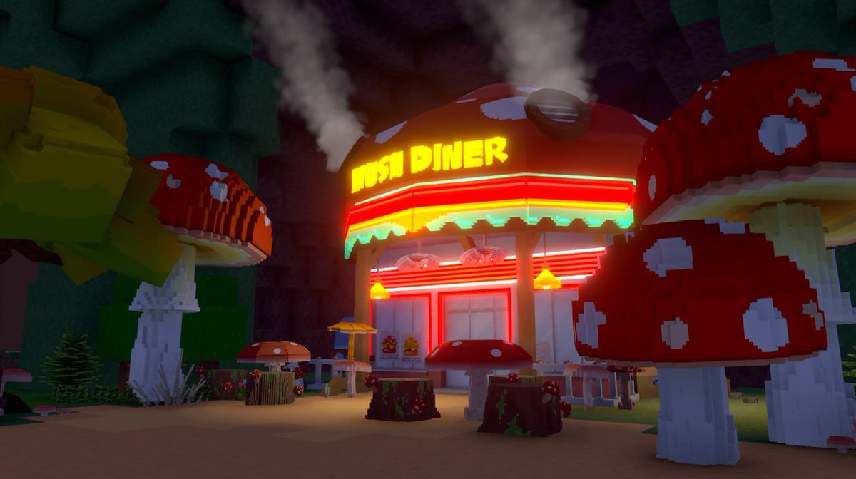 🍔 Welcome to MUSH DINER, the bug-sized burger joint where every voxel is packed with flavor!

From sketchbook scribbles ✏️ to sizzling voxel patties 🍄, this diner was built with heart (and a lot of mushrooms 🍔❤️)

Like something straight out of a retro cartoon 🍟🎞️
Would you