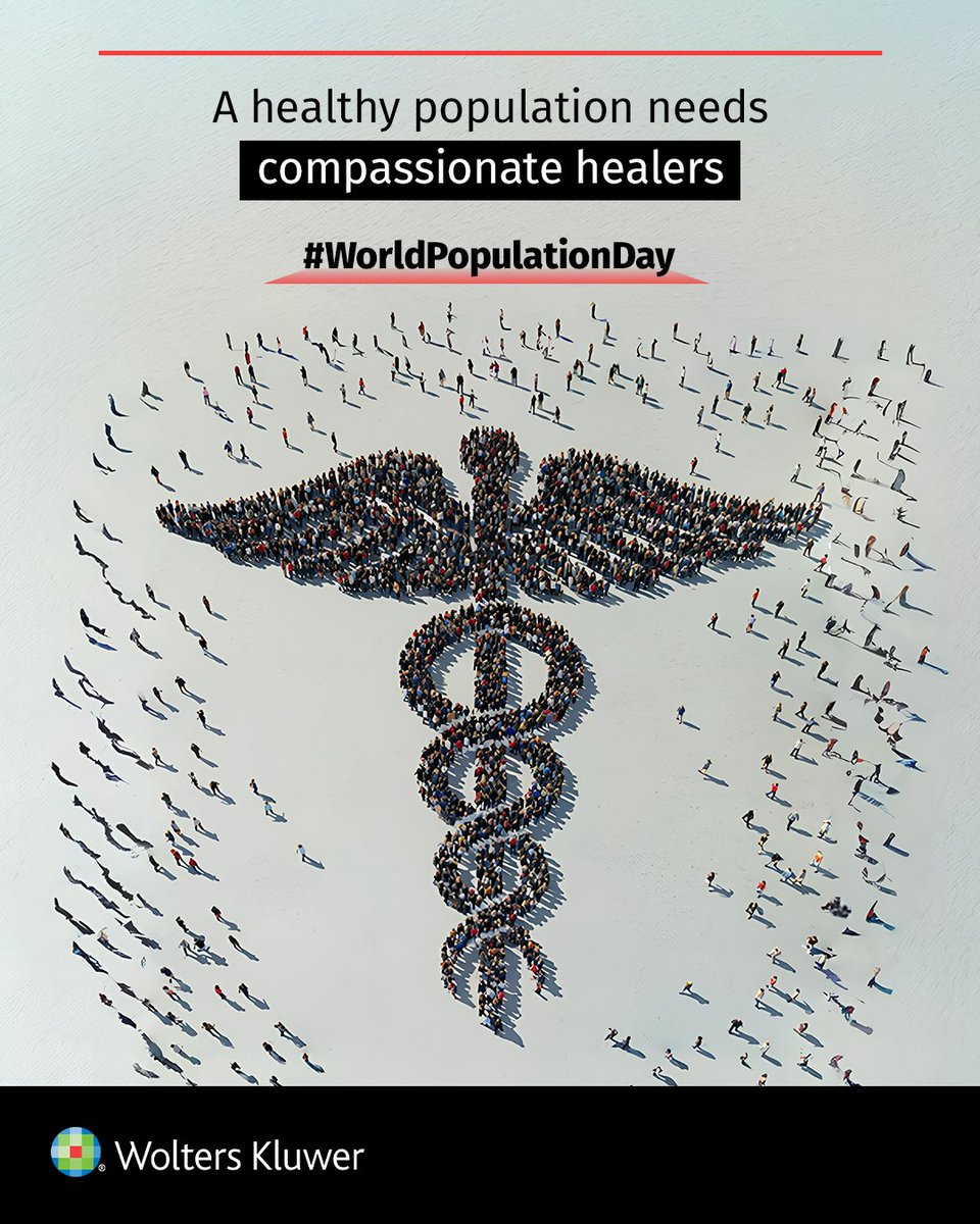A population thrives at the hands of healers to care with all their heart. Here’s to those who quietly shape a healthier world for us all. #WorldPopulationDay 

#WoltersKluwerIndia #CompassionateCare #HealersOfTheWorld #GlobalHealthMatters #PeopleFirst #HealthcareHeroes