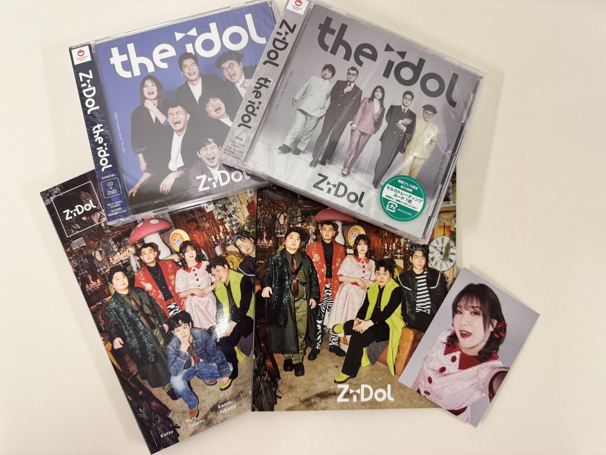 7月23日発売のZiDolの1stアルバム、 『the idol』を一足お先にもらった