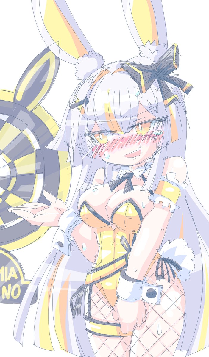 omizo_omizo's tweet image. おひるえたりたらくがき～！ばにー莉央！！恥ずかしがってるのがいいのよ、それがいいんじゃない