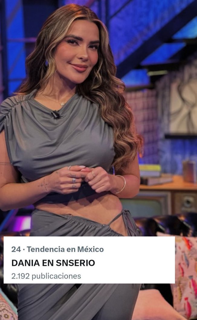 MUCHAS GRACIAS A TODAS LAS QUE SE UNIERON, EJÉRCITO, LOGRAMOS POSICIONAR A <a href="/dania_mdz/">Dania Mendez</a>  EN TENDENCIAS MEXICO, MUY BUEN TRABAJO Y A SEGUIR MEJORANDO PARA PRÓXIMAS TT.  
Gracias <a href="/snseriotvof/">SNserio</a> <a href="/GaboRamos/">Gabo Ramos</a> por la invitación a Dania nos encantó el programa. 💜💜💜💜💜