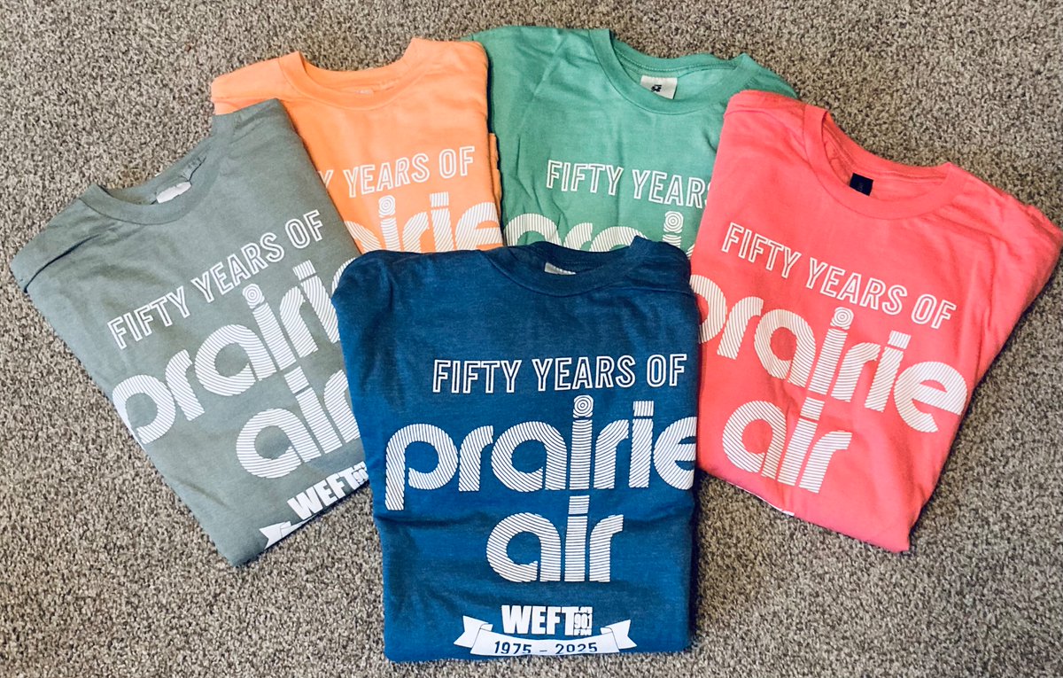 WEFT (@weftradio) on Twitter photo Goal:  100 WEFT t-shirts in a month for a $10 donation each.
Thatโs $1,000 raised to pay for new firewall/router, switch interface, and basic computer for Internet at WEFTโs transmitter site!
Get a few t-shirts at Friday Night Live, Jazz in the Park, or Toast to Taylor Street. Goal:  100 WEFT t-shirts in a month for a $10 donation each.
Thatโs $1,000 raised to pay for new firewall/router, switch interface, and basic computer for Internet at WEFTโs transmitter site!
Get a few t-shirts at Friday Night Live, Jazz in the Park, or Toast to Taylor Street.