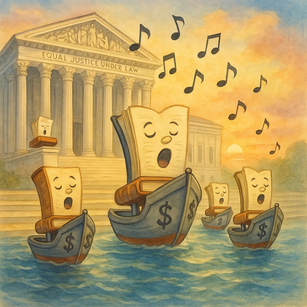 “[F]lotillas of secretly-funded amici curiae appear before the Court and sing in conspicuous harmony”:
