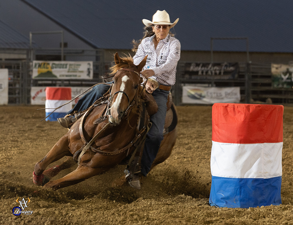 TwisTEDRodeo's tweet image. It may have been six days late, but there were plenty of fireworks on the finale of the 2025 @RooftopRodeo, led by #NFR veteran Lisa Lockhart's winning barrel racing run. twistedrodeo.com/2025/07/11/fir… 📸 @AvidVisualImage