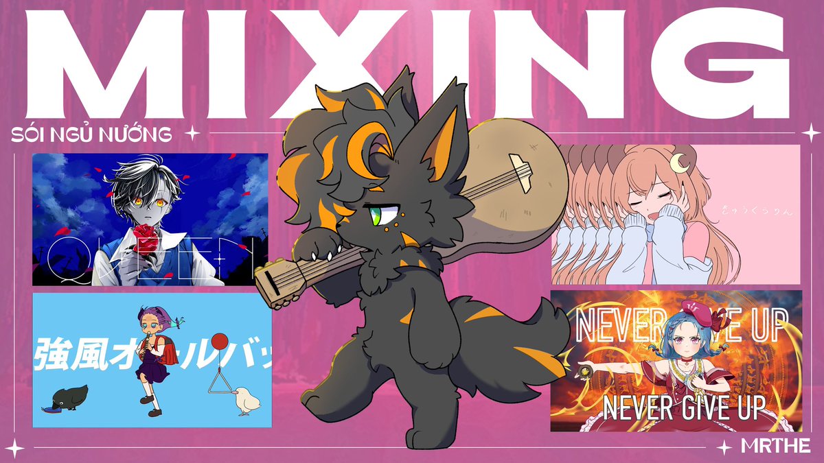 ShyboySounds's tweet photo. 🔥 MIXING COMM OPEN 🔥
✨️ General: d@ (Sói Ngủ Nướng) 🇻🇳
✨️ Projects:
- Mr. The【d@】
- The Singing Duet (UTAU)
- VAC - Voice Actors Circus
- PAWSE &amp; Feral Speech

🎨 d@, Alva, Blatz, Eri, Uni, noir., Aoi, Piscy, Azlie, RubyMin, Roy
#mrthe #furrysinger https://t.co/97jG3Bf7p6