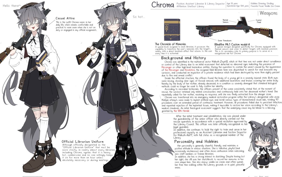 Qliphoth14_Lib's tweet image. OC Sheet