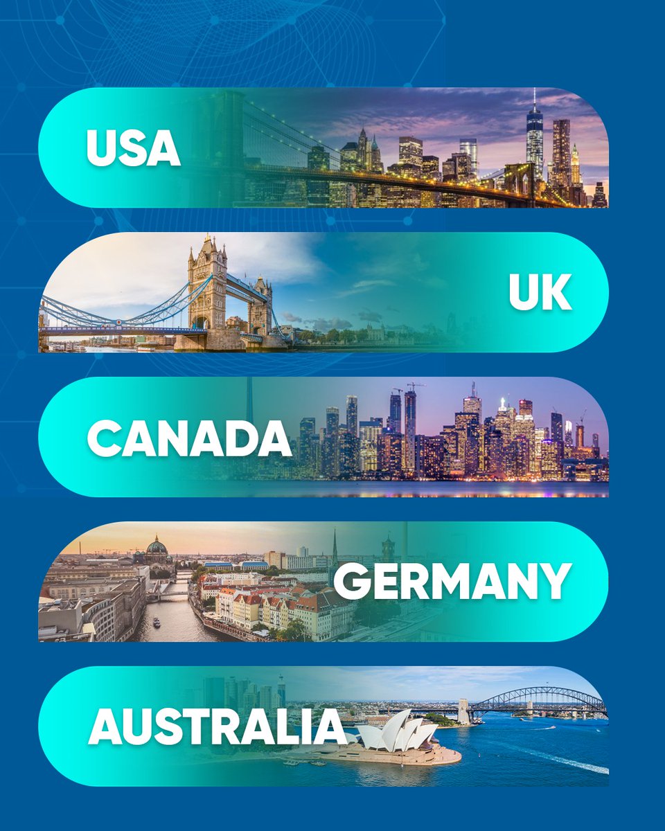 EnvisionOverse1's tweet image. Top 5 Countries for MS in Computer Science 💻🌍
🇺🇸 USA | 🇨🇦 Canada | 🇩🇪 Germany | 🇦🇺 Australia | 🇬🇧 UK
👇 Where do you want to go?
Comment below! 💬
#mscomputerscience #studyabroad #techcareers #studyusa #studycanada #studyaustralia #studyuk #studygermany #envisionoverseas