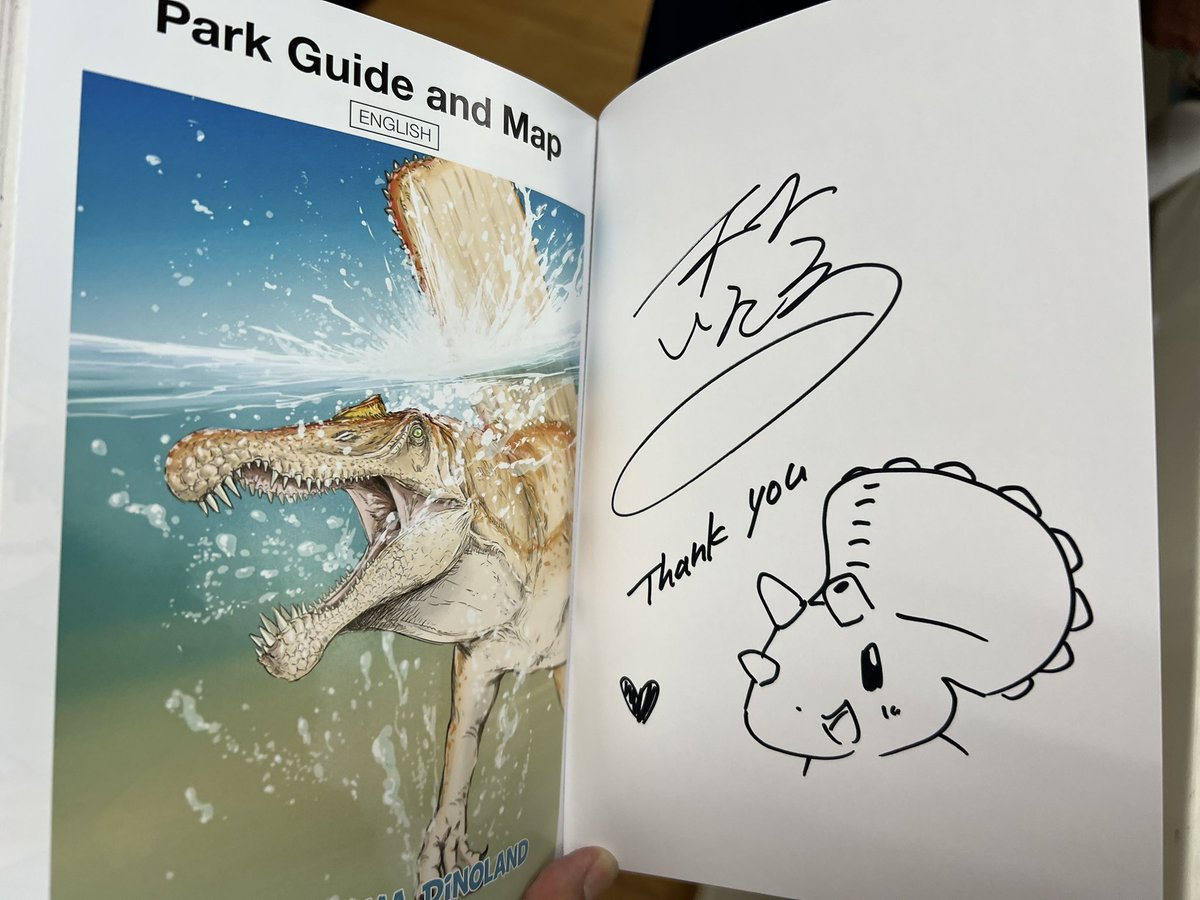 debaoki's tweet photo. Thanks to everyone who came to the @KinokuniyaUSA SF @DinosanOfficial / @MINT_MANGA book signing with Itaru Kinoshita @kurinosukeboy ! Besides signing &amp; sketching for many fans, he signed a limited amount of copies of vol 1-6 - get them while they last! https://t.co/Mt0pwnVE5o