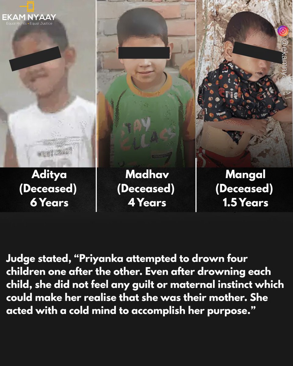 Taking a moment to APPLAUD Additional District Judge Sh. Saif Ahmad of Auraiya Sessions Court in UP for delivering justice WITHIN 1 YEAR &amp; daring to give death penalty to a woman for this unpardonable crime &amp; life imprisonment to her lover Ashish

<a href="/ekamnyaay/">Ekamnyaay</a>