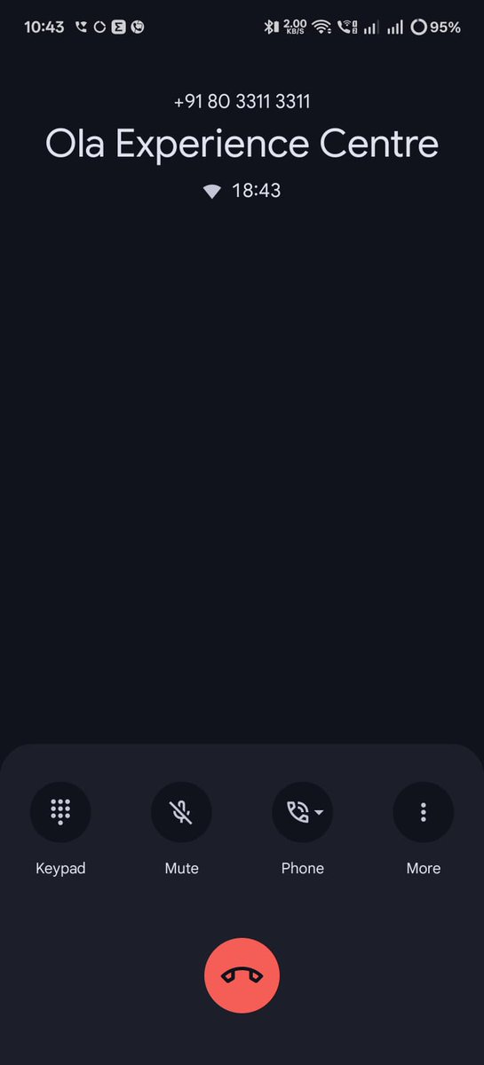 rahamannaik's tweet photo. @OlaEV_Support I raised a ticket to visit home &amp; fix this 3 days before. so far no call, &amp; no visit yet. I was trying to reach out to ola electric customer support multiple times. I was on call around 20 mins and no one showed up &amp; disconnected automatically. Its really pathetic. https://t.co/M0EbAmRIRA