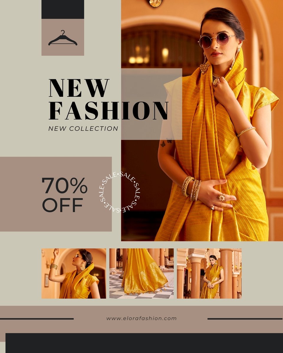 eloracouture's tweet image. Wrapped in mustard, dipped in gold. ✨
The Elora Soft Silk Kanjivaram Saree is where tradition meets trend because six yards should never be boring. 🔥
#SlayInSilk #EloraCouture #SareeWithSwag #MustardMagic
