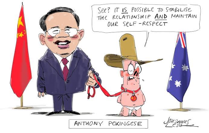 <a href="/AlboMP/">Anthony Albanese</a> Australia had the audacity to request answers as to the origins of the Covid 19 virus that did catastrophic damage to the entire globe. Instead of answers we got a list of 14 demands and sanctions.