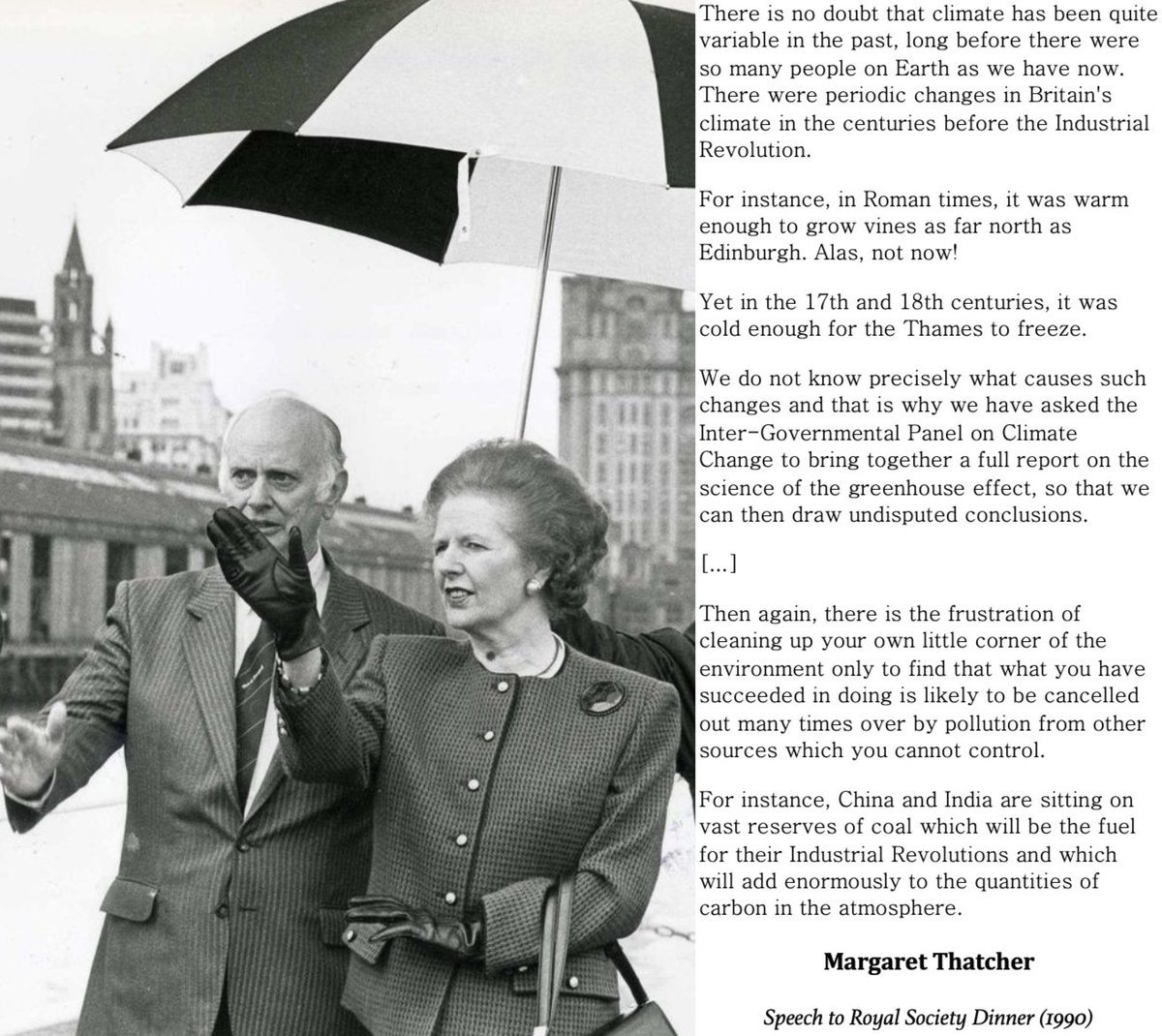 realmrsthatcher's tweet image. There is no doubt that climate has been quite variable in the past, long before there were so many people on Earth as we have now. There were periodic changes in Britain's climate in the centuries before the Industrial Revolution.
For instance, in Roman times, it was warm enough…