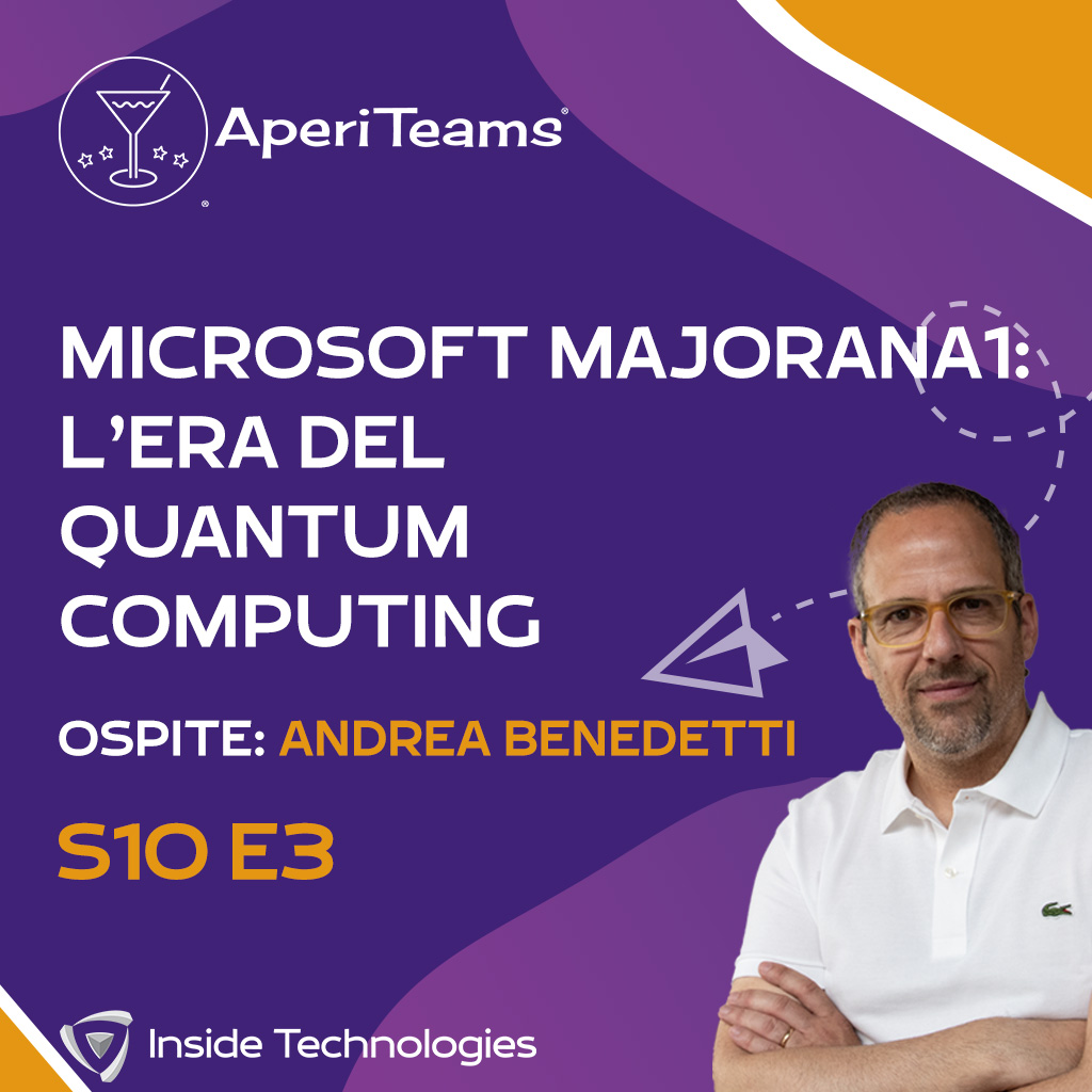 Inside Technologies (@insidetech_it) on Twitter photo ๐ธ #AperiTeams S10E3
๐ฃ๏ธ Andrea Benedetti - Senior Cloud Architect in Microsoft
๐ฌ youtu.be/jHit65hVlos
๐ง open.spotify.com/episode/1rOnS8โฆ
Thanks to @birra_gaia ๐ป
#InsideTechnologies #Microsoft #Quantum #Majorana #AI #Cloud #Azure <a href="/microsoftitalia/">Microsoft Italia</a> <a href="/anBenedetti/">Andrea Benedetti</a> ๐ธ #AperiTeams S10E3
๐ฃ๏ธ Andrea Benedetti - Senior Cloud Architect in Microsoft
๐ฌ youtu.be/jHit65hVlos
๐ง open.spotify.com/episode/1rOnS8โฆ
Thanks to @birra_gaia ๐ป
#InsideTechnologies #Microsoft #Quantum #Majorana #AI #Cloud #Azure <a href="/microsoftitalia/">Microsoft Italia</a> <a href="/anBenedetti/">Andrea Benedetti</a>
