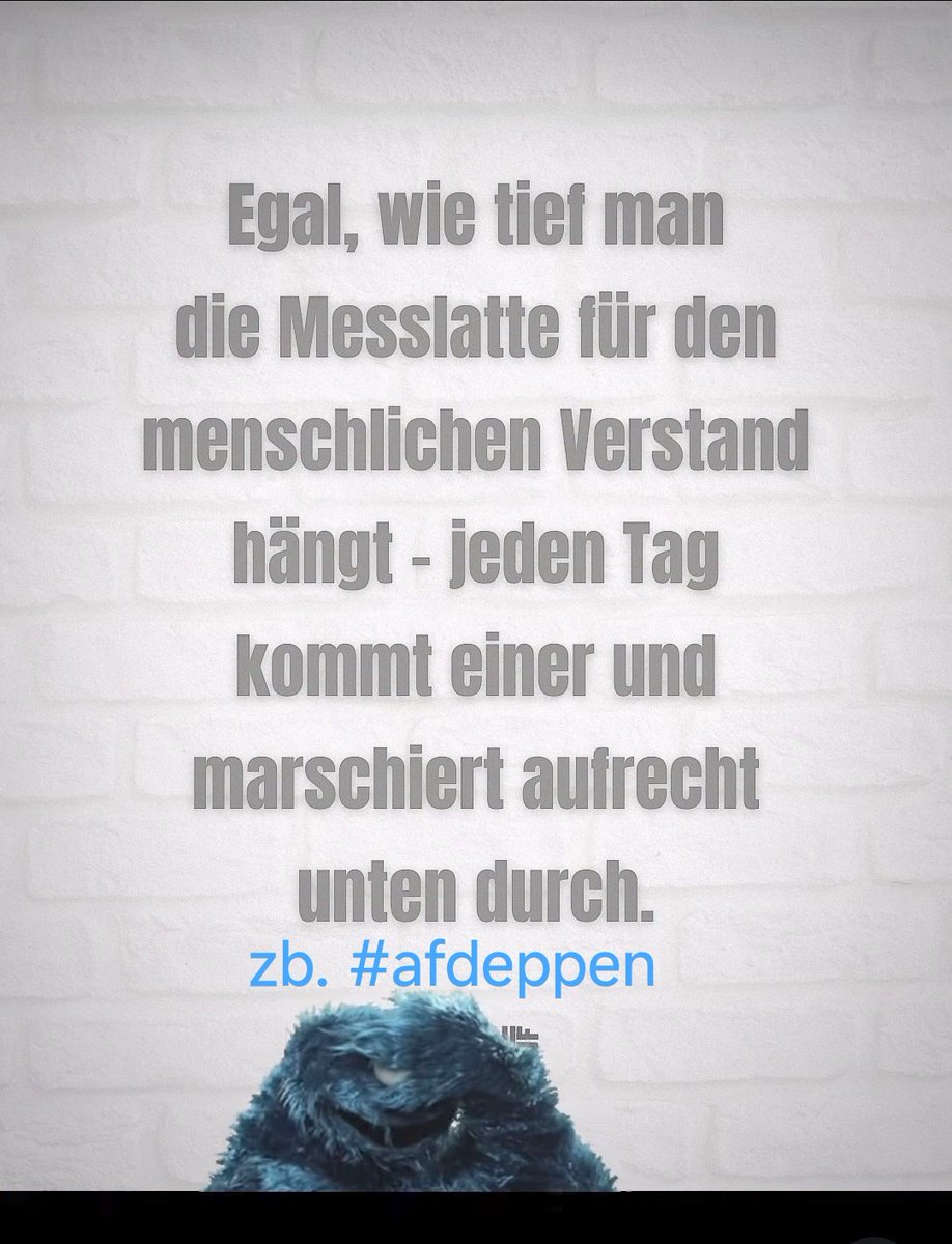 ...so ist es...