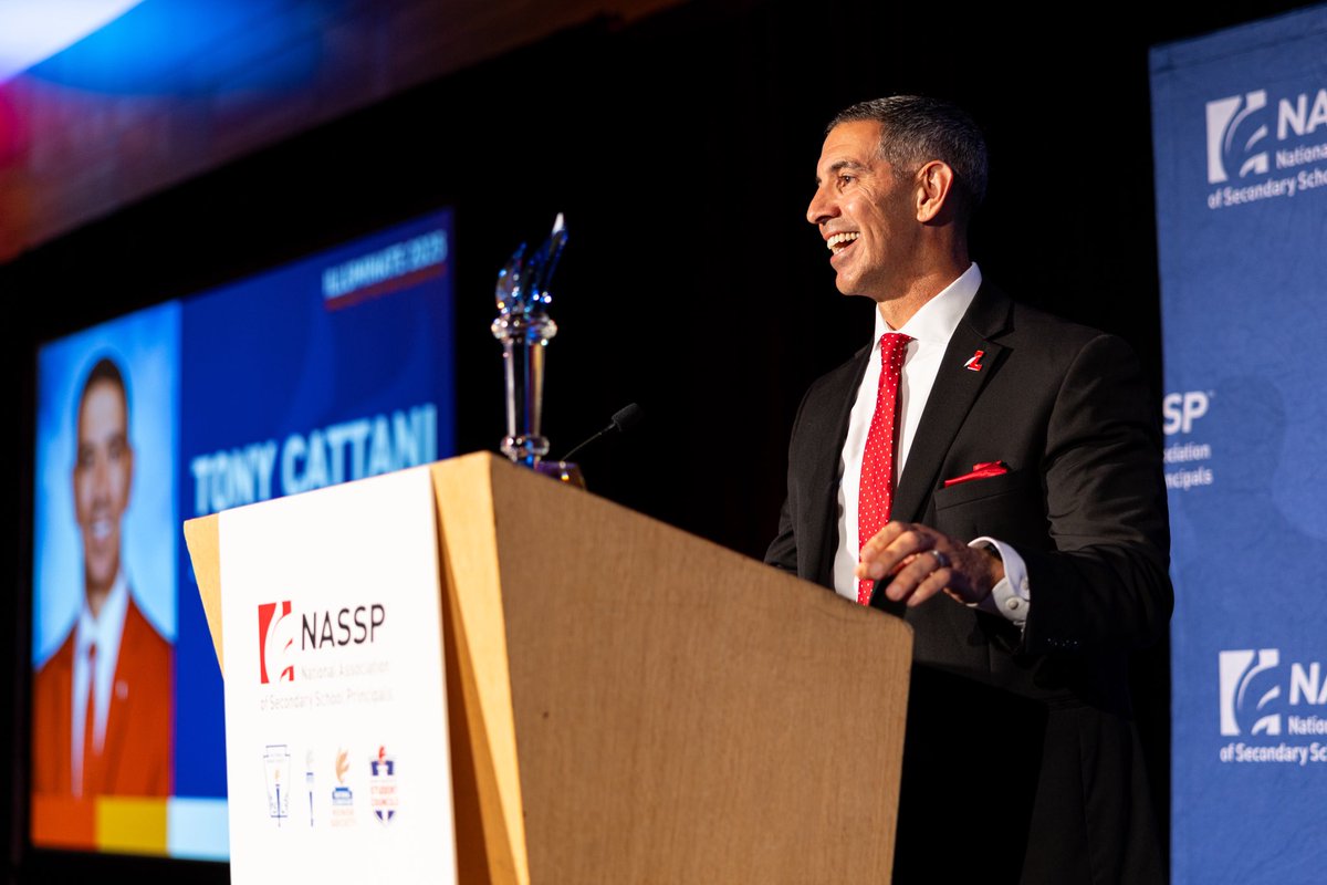 CattaniTony's tweet image. PROUD to be the NASSP 2025-2026 Principal of the Year. @NASSP @NJPSA