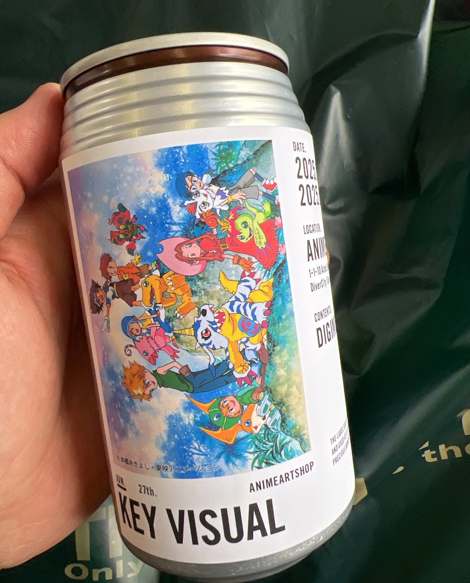 digimomyonyon's tweet image. デジモンのポップアップストアも行ったよ

一番のお目当ての商品は、デジモン烏龍茶缶☺️🙌他にも色々買った☺️🙌🙌