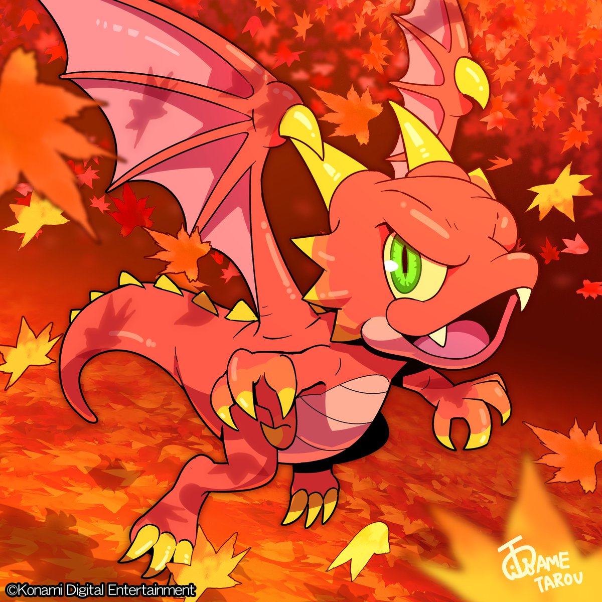 Oren573's tweet image. ◤キャラクター紹介『プチドラゴン』◢

小さな火のドラゴン。子供だが、炎のブレスはとても熱い。

クラス：★★
属性：火
種族：ドラゴン

原案：オレカバトル
イラスト：アメタロウ
声：三上枝織

👇詳細はここをチェックだ！
orenbox.notion.site/20ab36905d2480…

#OREN図鑑 #OREN #オレン #オレカバトル