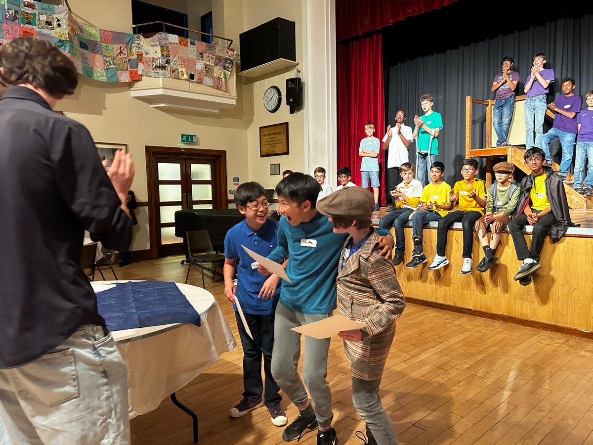 Pride in Blue House as they win House Drama!