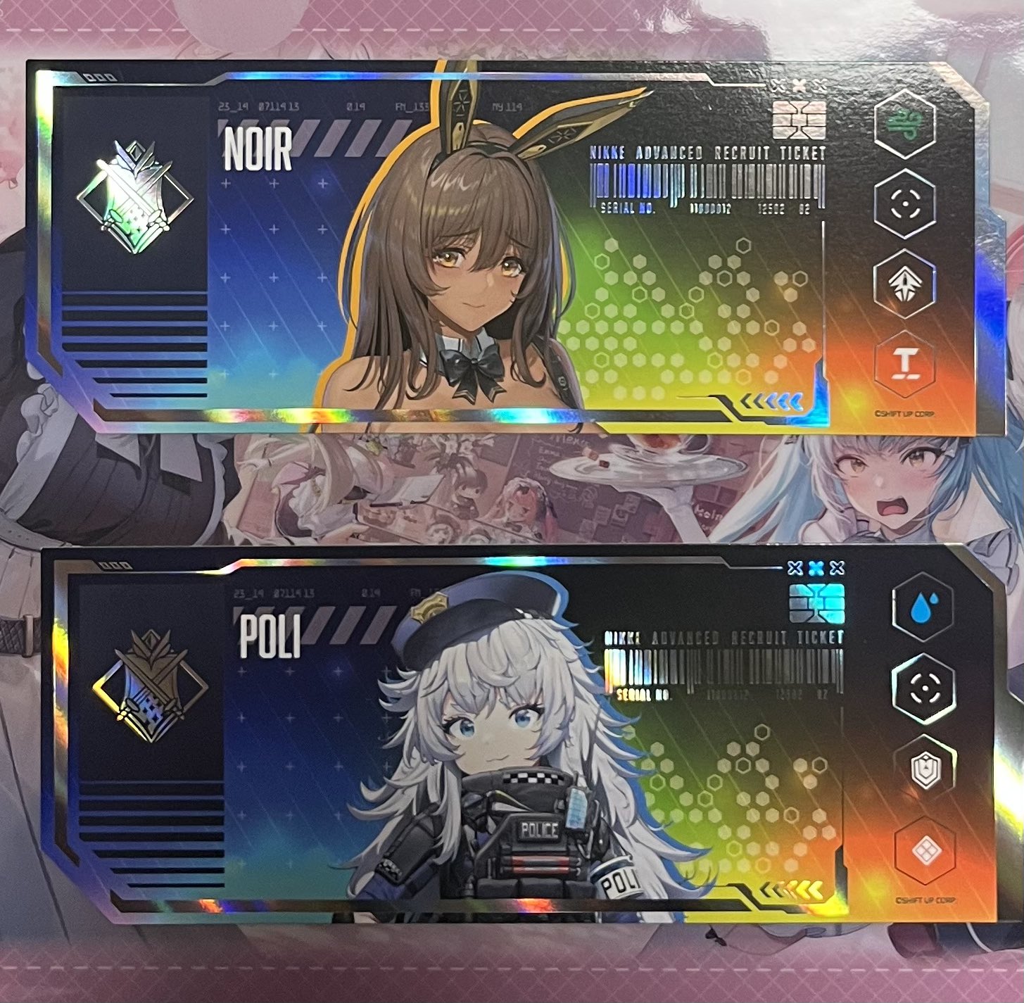 NIKKE 高級募集チケット ver.3 10枚セット 新品未開封 ポップアップ NIKKE 高級募集チケット ver 3 10枚セット 新品未開封
