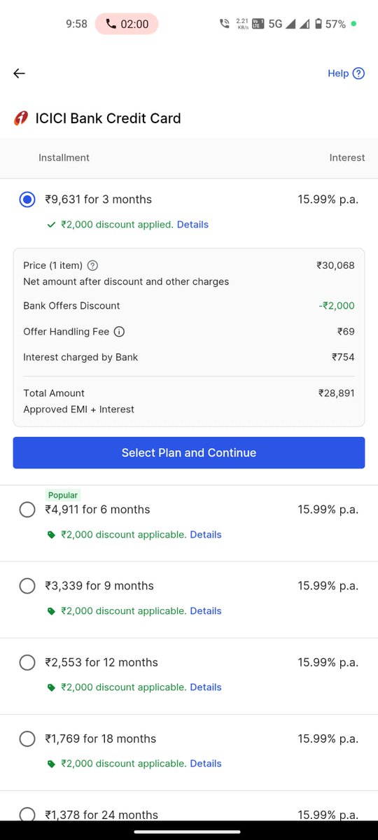 AsBisht08's tweet photo. @flipkartsupport 
 I wanted to buy the Nothing 3a Pro @nothingsupporton 3-month EMI. The price before discount was ₹30,068, and after applying for the offer, it showed ₹28,137. But once I added my card and paid, ₹30,068 was deducted. what do you expect me to do now? https://t.co/qRdntD73qq