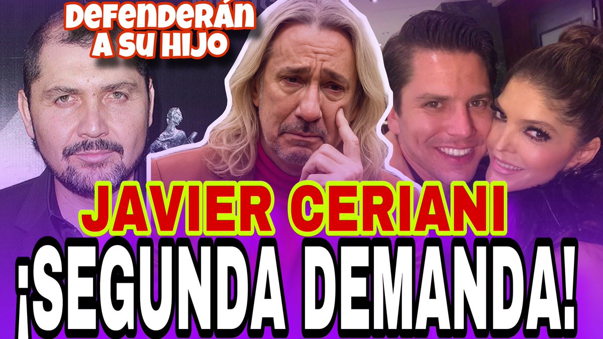 🔴 EXCLUSIVA | <a href="/JavierCeriani/">JAVIER CERIANI</a> enfrentará una segunda demanda, Se trata de una demanda por daño moral en agravio del hijo menor de Ana Bárbara.

La situación del YouTuber argentino se complica.

youtu.be/MUvv4fEBrik?si…