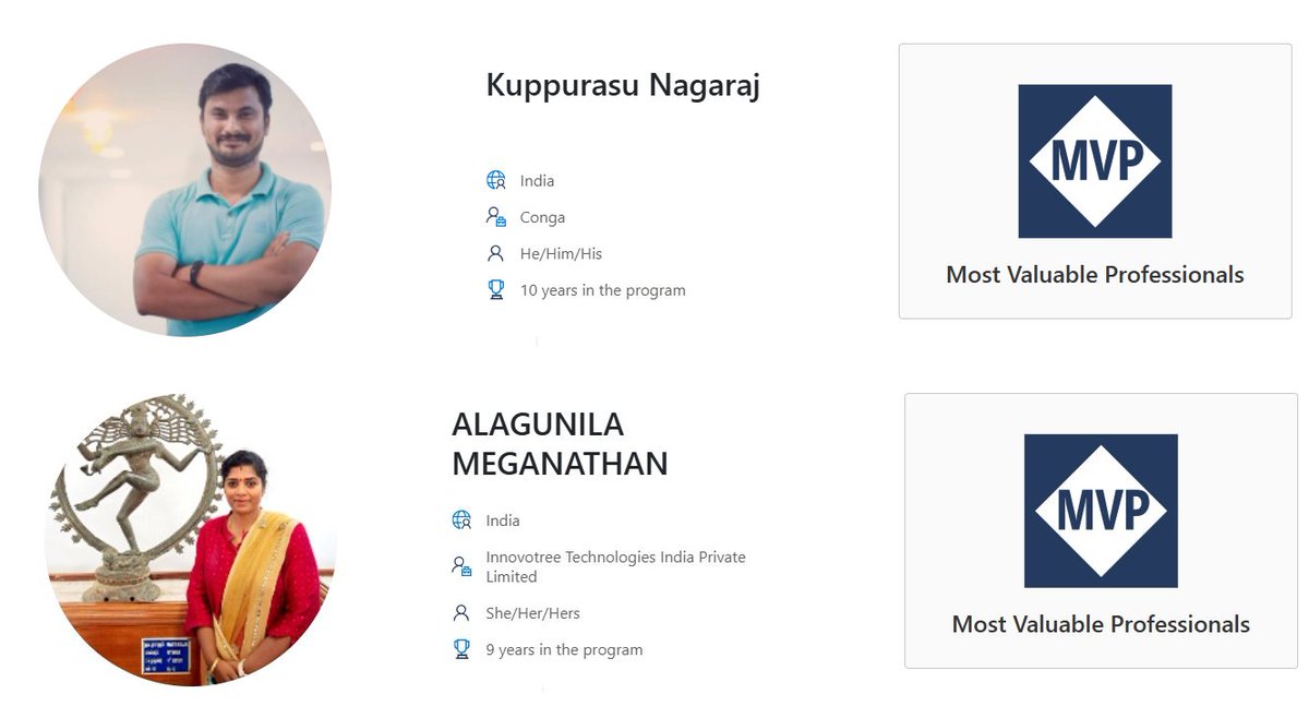 🎉 Honored to receive the Microsoft MVP award for the 10th year!
Grateful for this incredible journey with the tech community. 🙏
And proud moment—👩‍💻 my wife earns her 9th MVP!
Together, we continue to learn, share &amp; inspire. 💙

#MicrosoftMVP #MVPBuzz #TechCommunity