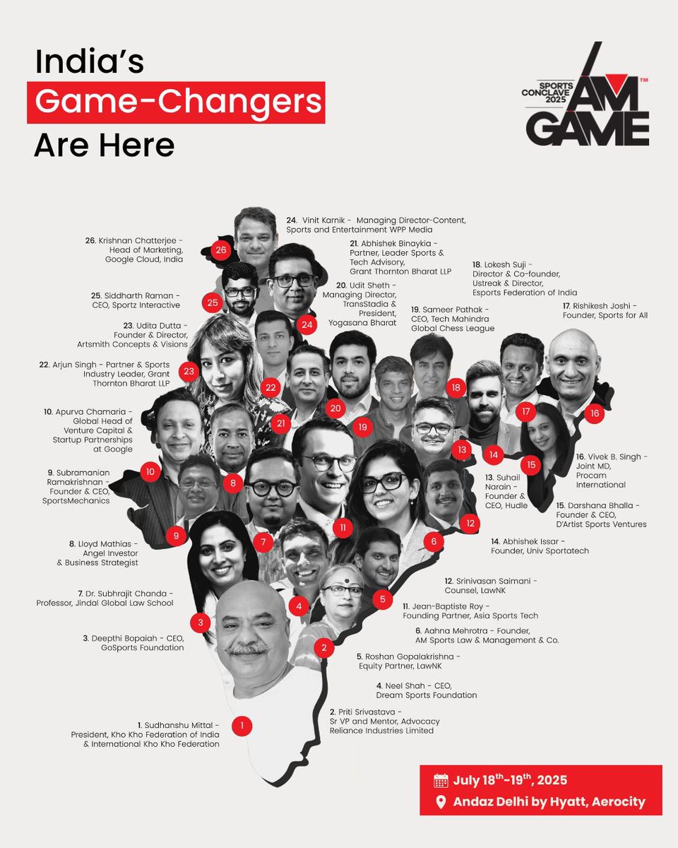Looking forward to attending and speaking  at the  IAMGAME summit in Delhi! Putting sport - not just cricket - on the nations agenda.