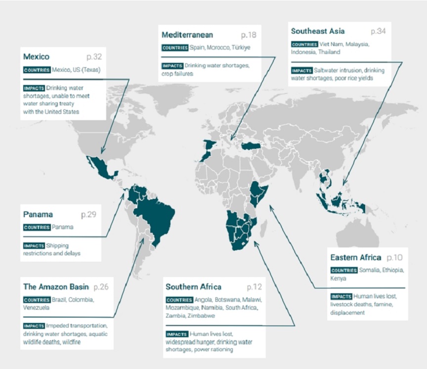 UNOCHA_ROSEA's tweet image. 🔊Southern & Eastern Africa have been in crisis between 2023-2025:
🔴68M need food aid in Southern Africa
🔴23M food insecure in Eastern Africa
🔴Wildlife, crops and power grids failing
It's crucial to invest in sustainable land and water management 👇🏿
reliefweb.int/node/4162649