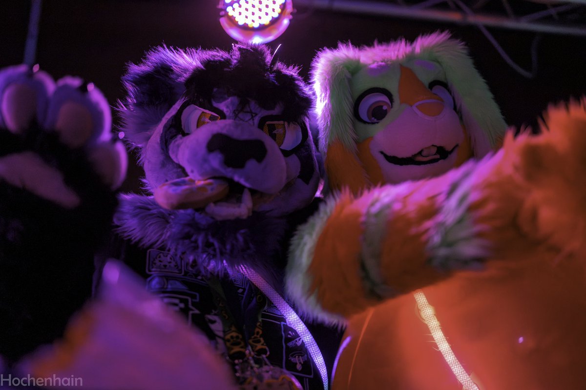 Happy #FursuitFriday 
With <a href="/bulmiha64/">Freka</a> 
📸 <a href="/Hochenhain/">Hochenhain</a> 

#furry #fursuit #fursuiting #fursuitfriends #furryfriends 
#wolffursuit #bunnyfursuit
#demonfursuit #furryfandom