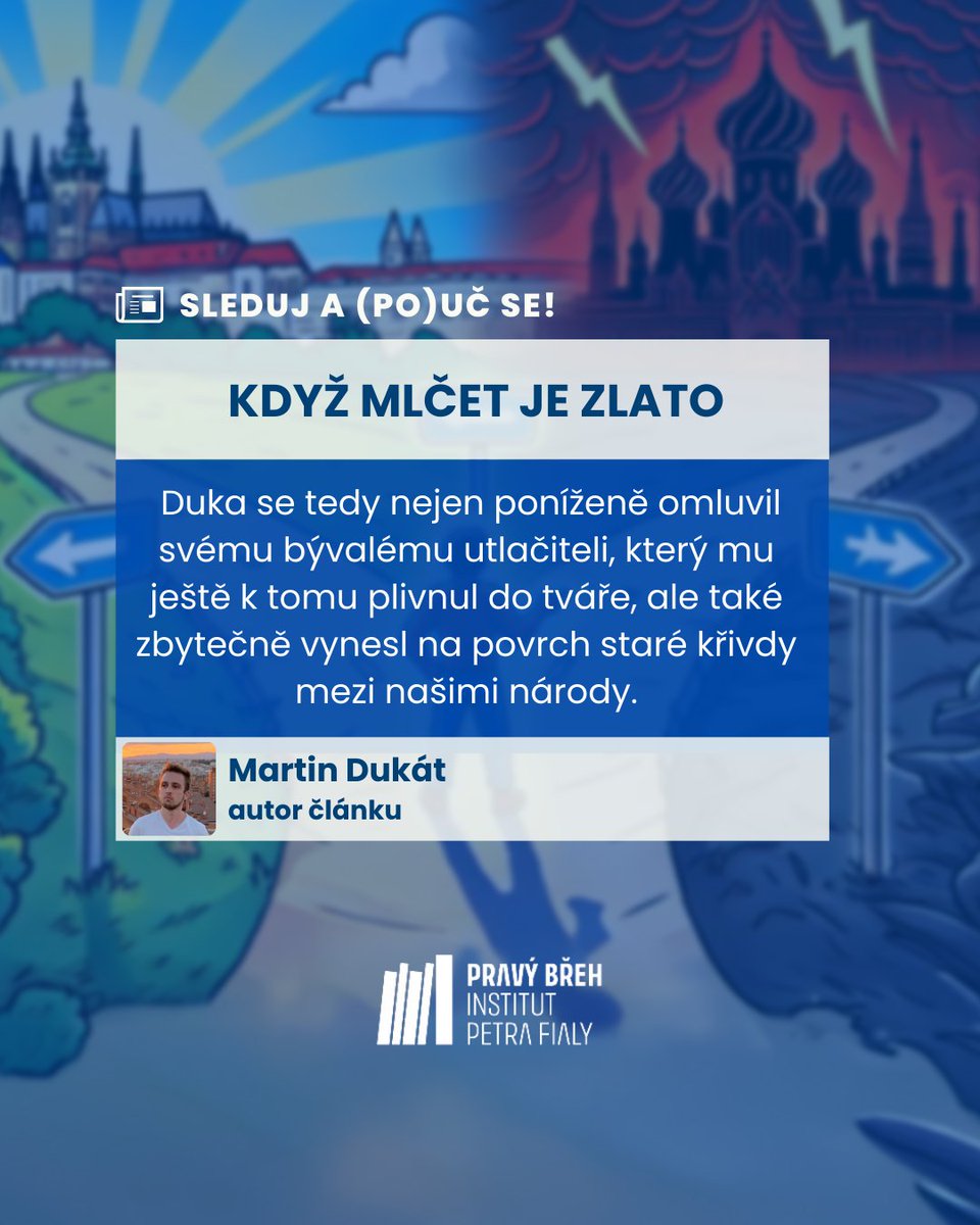 pravybreh's tweet image. 🤔🇸🇰 Jaké byly oslavy příchodu Cyrila a Metoděje na Slovensku? Přečtěte si komentář Martina Dukáta na našem webu. 👇
pravybreh.cz/kdyz-mlcet-je-…