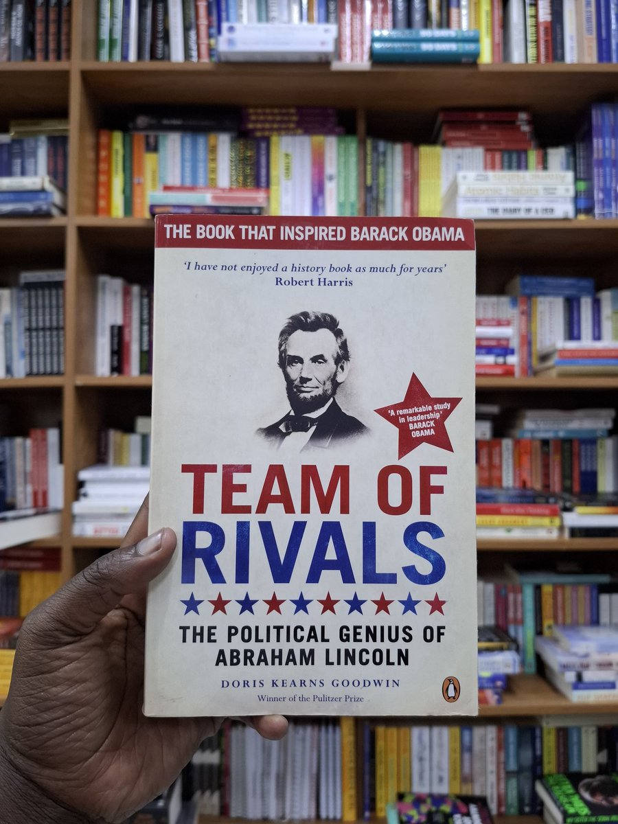 Team of Rivals by Doris Kearns Goodwin

Explores the life and leadership of Abraham Lincoln, focusing on his rise to the presidency and his remarkable ability to unite a divided nation.

nuriakenya.com/product/team-o…

KShs2,890.00